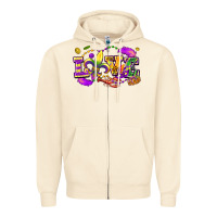 Sandshell love mardi gras Zipper Hoodie - FaDigitalArtStudio