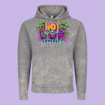 Hot Wife Summer Vintage Hoodie Designed By Nancycooperartshop