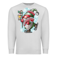 Dove Grey merry Christmas gnome Premium Sweatshirt - CowhideDigitalArt