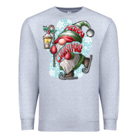Heather Grey merry Christmas gnome Premium Sweatshirt - CowhideDigitalArt