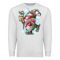 Oatmeal Heather merry Christmas gnome Premium Sweatshirt - CowhideDigitalArt