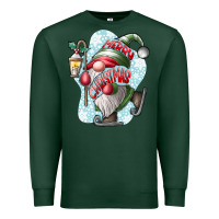 Sports Green merry Christmas gnome Premium Sweatshirt - CowhideDigitalArt