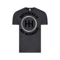 Vintage Black Happiness is Not Automatic..Save the manuals.. 3 Pedals Cars Lovers gi Vintage Tee - ArtMosaic