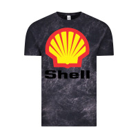 Cloud Black Copy of shell gasoline Vintage Tee - ArtMosaic