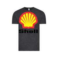 Vintage Black Copy of shell gasoline Vintage Tee - ArtMosaic