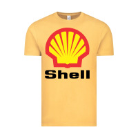 Vintage Mustard Copy of shell gasoline Vintage Tee - ArtMosaic