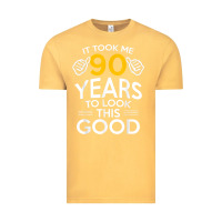Vintage Mustard 90th Birthday Gift Took Me 90 Years 90 Year Old Vintage Tee - trangStudio