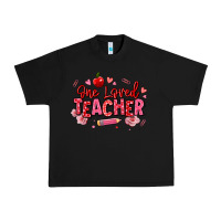 Black one loved teacher afro messy bun Urban Heavy Tee - texasbilliewilder