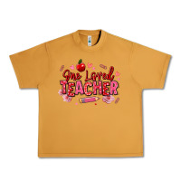 Peanut Butter one loved teacher afro messy bun Urban Heavy Tee - texasbilliewilder