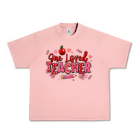 Salmon one loved teacher afro messy bun Urban Heavy Tee - texasbilliewilder