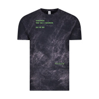 Cloud Black The Matrix Everything Has A Beginning Green Font Vintage Tee - ArtMosaic