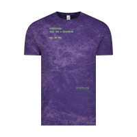 Cloud Purple The Matrix Everything Has A Beginning Green Font Vintage Tee - ArtMosaic