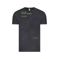 Vintage Black The Matrix Everything Has A Beginning Green Font Vintage Tee - ArtMosaic