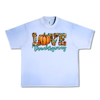 Grape Ice love thanksgiving pumpkin Urban Heavy Tee - JahusDesignShop