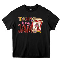 Black teaching is my jam Heavy Core Tee - NancyCooperArtShop