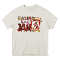 Cream teaching is my jam Heavy Core Tee - NancyCooperArtShop