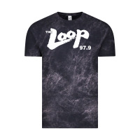 Cloud Black The Loop 97.9 Illinois Radio Vintage Tee - ArtMosaic