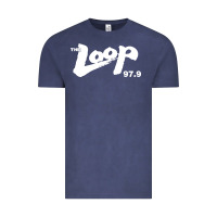 Vintage Denim The Loop 97.9 Illinois Radio Vintage Tee - ArtMosaic