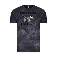 Cloud Black in dog years i'm dead t shirt Vintage Tee - ArtMosaic