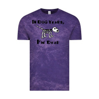 Cloud Purple in dog years i'm dead t shirt Vintage Tee - ArtMosaic