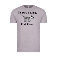 Vintage Zinc in dog years i'm dead t shirt Vintage Tee - ArtMosaic