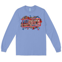 Colony Blue America Long Sleeve Tee - HowdyJamesFarm