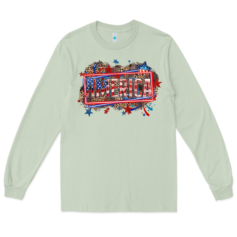America Long Sleeve Tee by HowdyJamesFarm | Teevron
