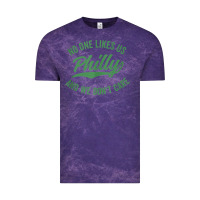 Cloud Purple philly no one likes us and we don't care green text tank top Vintage Tee - ArtMosaic