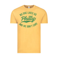 Vintage Mustard philly no one likes us and we don't care green text tank top Vintage Tee - ArtMosaic