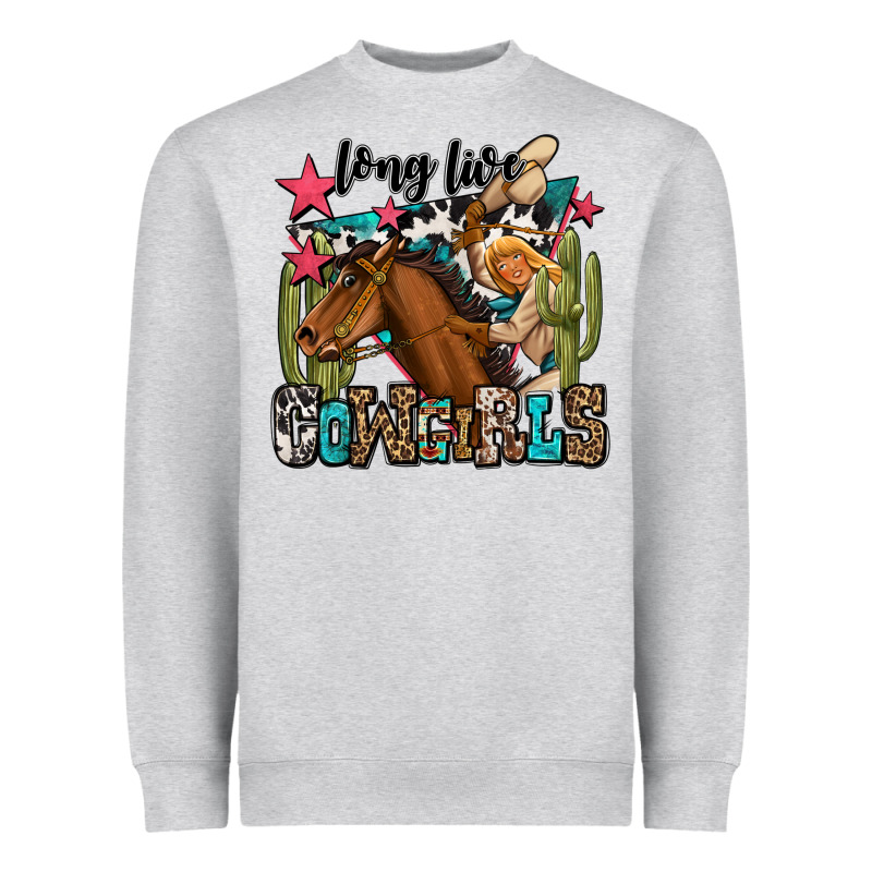 Long Live Cowgirls Heavyweight Sweatshirt by OliviaCreatesArt | Teevron