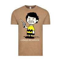 Vintage Coffee charlie brownson Vintage Tee - ArtMosaic
