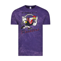 Cloud Purple roosters-sydney city Classic Vintage Tee - ArtMosaic