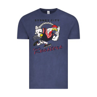 Vintage Denim roosters-sydney city Classic Vintage Tee - ArtMosaic