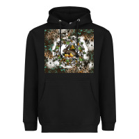 Black natures circle of life Heavyweight Hoodie - CowhideDigitalArt
