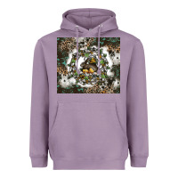 Lavender natures circle of life Heavyweight Hoodie - CowhideDigitalArt