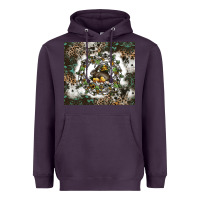 Plum natures circle of life Heavyweight Hoodie - CowhideDigitalArt