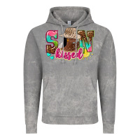 Cloud Rock Afro woman with sunkissed Vintage Hoodie - NancyCooperArtShop