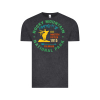 Vintage Black womens rocky mountain national park hiking travel souvenir novelty v n Vintage Tee - trangStudio