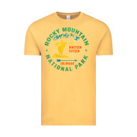 Vintage Mustard womens rocky mountain national park hiking travel souvenir novelty v n Vintage Tee - trangStudio