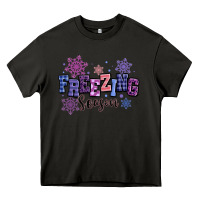Asphalt freezing season Heavy Core Tee - MaliasSmallBusiness