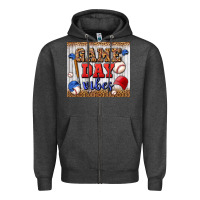 Charcoal Heather game day vibes tumbler Zipper Hoodie - BundleAndBundleShop
