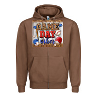 Chestnut game day vibes tumbler Zipper Hoodie - BundleAndBundleShop