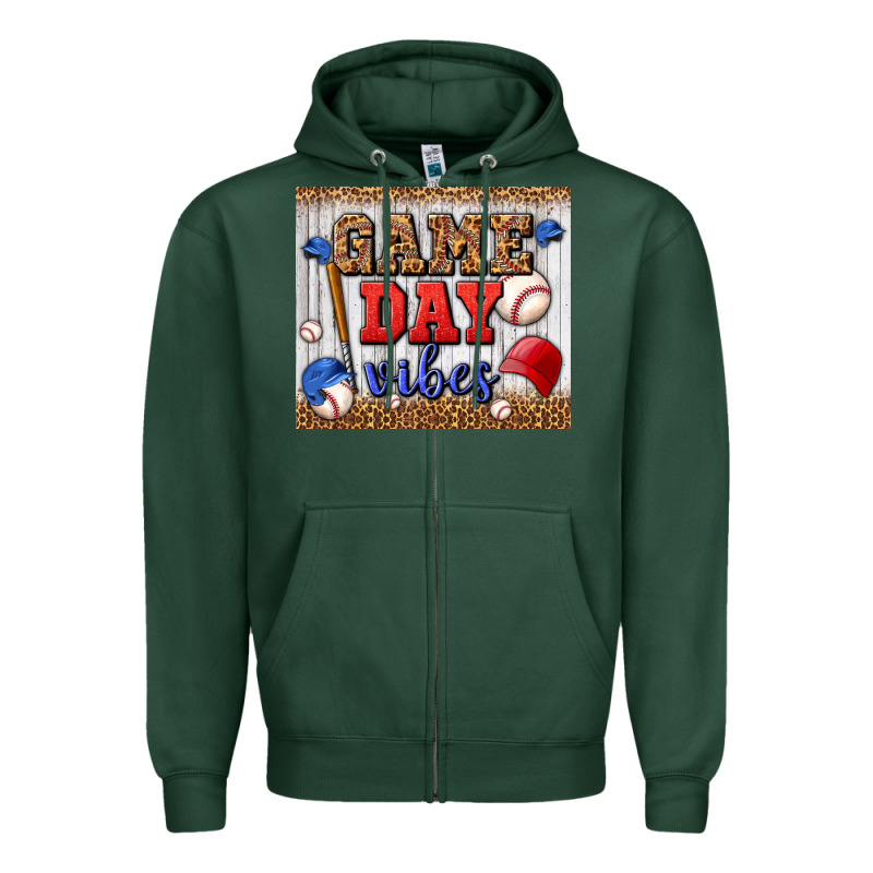 Game Day Vibes Tumbler Zipper Hoodie by BundleAndBundleShop | Teevron