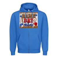True Royal game day vibes tumbler Zipper Hoodie - BundleAndBundleShop