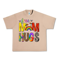 Burro Free Mom Hugs with Butterflies Urban Heavy Tee - texasbilliewilder