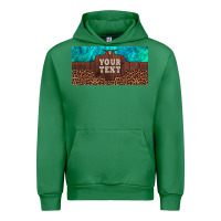 Emerald preview custom name turquoise stone leopard bull skull license plate Urban Hoodie - Artiststas