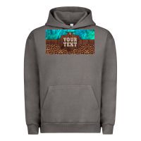 Pigment Tornado preview custom name turquoise stone leopard bull skull license plate Urban Hoodie - Artiststas