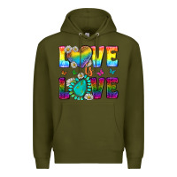 Army Green Western Love LGBTQ Tumbler Premium Hoodie - BundleAndBundleShop