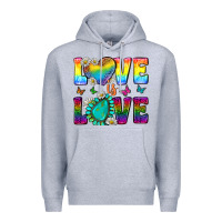 Heather Grey Western Love LGBTQ Tumbler Premium Hoodie - BundleAndBundleShop