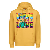 Mustard Western Love LGBTQ Tumbler Premium Hoodie - BundleAndBundleShop